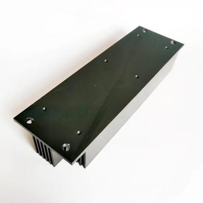 Anodized Extruded Aluminum Heatsink Alloy Black 6063 T5