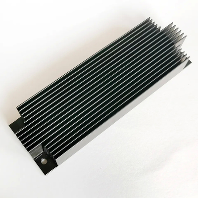 Anodized Extruded Aluminum Heatsink Alloy Black 6063 T5