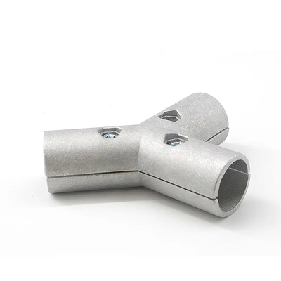 D28 Fixed Support Pipe Connector Y Shape Fastener For Aluminum Profile