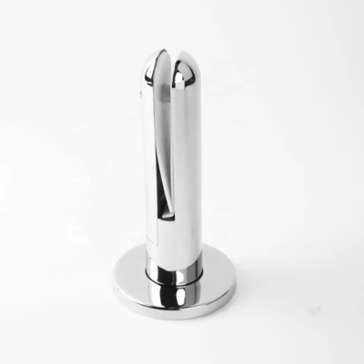 Base Plated Round Glass Spigot Stainless Steel 316 2205 With Hole Railing Pool Fencing