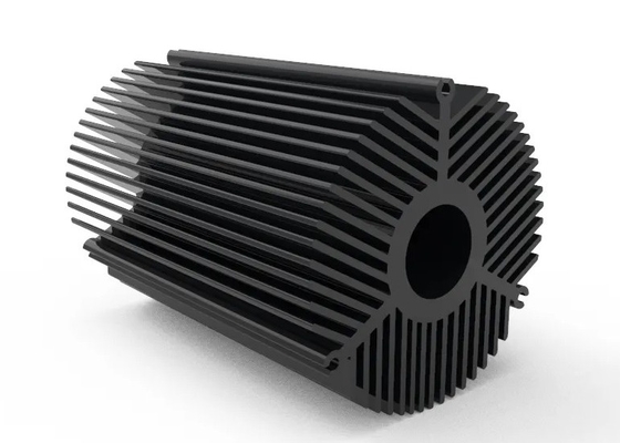 OEM Aluminum Extrusion Profile Led Heat Sink Round Enclosure