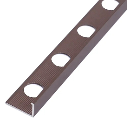 Building Accessories Aluminum L Shape Tile Edging Trim Flooring Profile