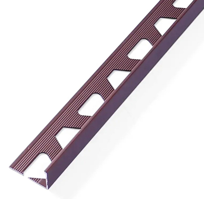 Building Accessories Aluminum L Shape Tile Edging Trim Flooring Profile