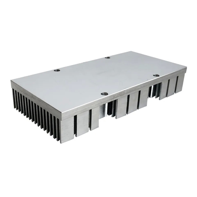 Aluminum 6063 T5 custom CNC milling extruded heat sink profile