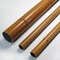 customized 6063 natural bamboo wood grain extrusion aluminum alloy profile aluminum pole