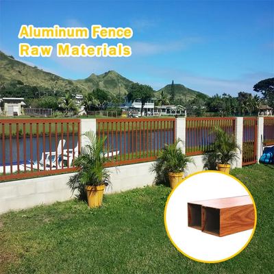 Aluminum Fence Profile Square Tube Wall Panel Ready Mold China Source Factory Supply