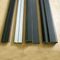 Black Powder Coated RAL9006 Aluminium LED Profiles / Aluminum Extrusion Profiles