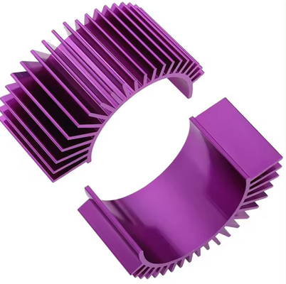 Custom Large Anodized Color Aluminium Alloy Motor Heat Sink Car Accessories