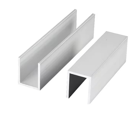 Custom High Quality Aluminum U Profile Aluminum U Channel Profile U Shape Glass Railing For Frameless