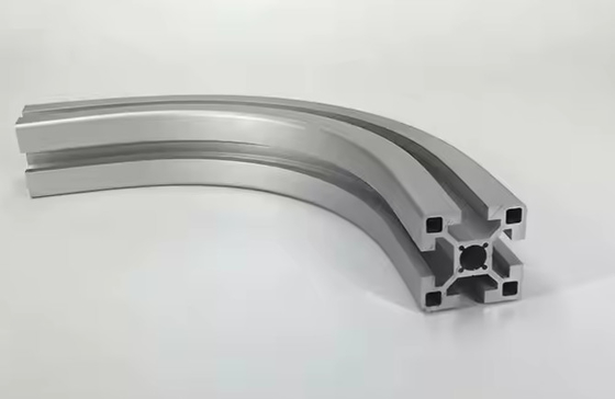6000 6063 Bent Bended Aluminum Profile T Slot Aluminum Bending Profile