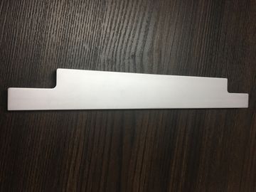 6061 T6 Aluminium Extrusion Profiles CNC Milling Matt Silver Anodized For Cabinet Handle