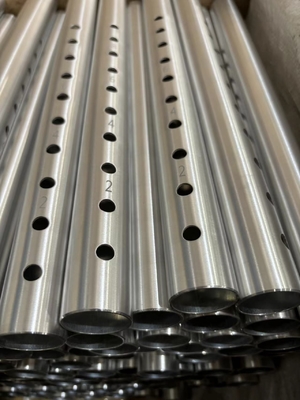 Laser Marking Brushed Stainless Steel Support Round Tube For Portable Foldable Multifunctional Bed Massage Beauty