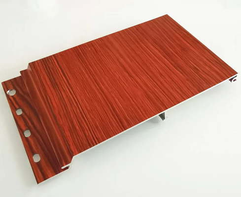 Factory Supply High Quality Wooden Grain Aluminum Siding Exterior Wall