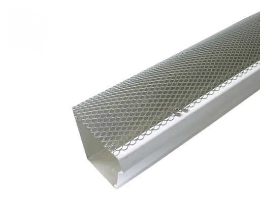 High Quality Adjustable Aluminum Metal Gutter Downspout Guards Filter Preventing Leaf Debris Gutter Guard Strainer Mesh