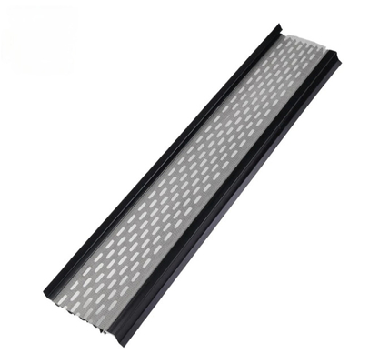 High Quality Adjustable Aluminum Metal Gutter Downspout Guards Filter Preventing Leaf Debris Gutter Guard Strainer Mesh
