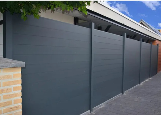 China Manufacturer High Quality Aluminium Fence Panels Aluminum Privacy Slat Fence