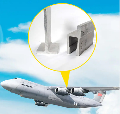 2024 7003 7075 Aluminum Profile For Aviation Industry And Aerospace Aircraft Aluminum Parts Extrusion