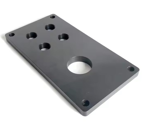 Aluminum Sealing Plate Black Anodized Custom CNC Machined