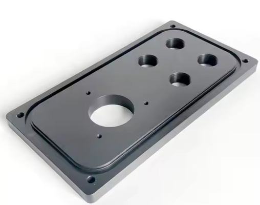 Aluminum Sealing Plate Black Anodized Custom CNC Machined