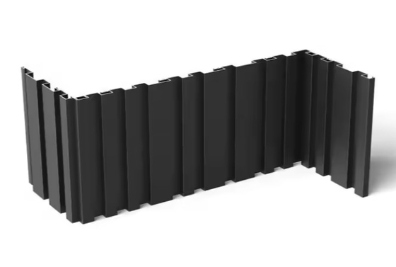 Extruded Aluminum Cladding Decorative Aluminum Building Exterior Wall Baffles