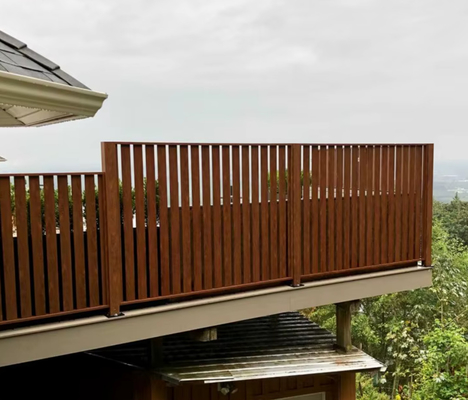 Customize Modern Tube Extrusion Aluminum Fencing Gates Aluminum Tube Fence