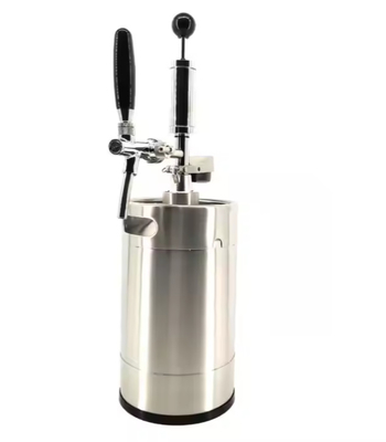 Logo Custom 2l 3.6l 4l 5l 10l Stainless Steel Portable Large Container Beer Barrel Keg Whisk Set