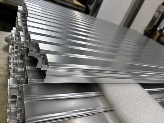 Grade 6063 Aluminum Fabrication Services Cut CNC Drilled Brushed Anodized Products