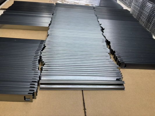 Grade 6063 Aluminum Fabrication Services Cut CNC Drilled Brushed Anodized Products