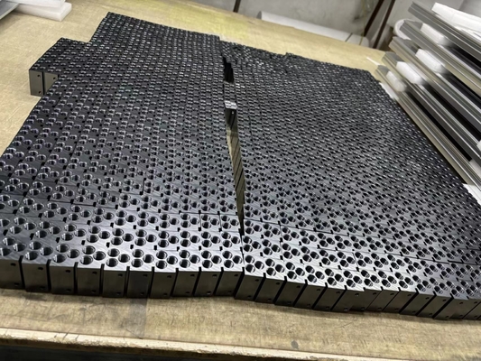 Grade 6063 Aluminum Fabrication Services Cut CNC Drilled Brushed Anodized Products