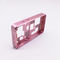 High Precision Aluminum Cases CNC Machining Parts In Pink Color Anodized