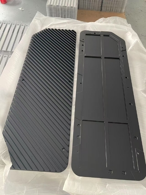 Custom made black anodized aluminum energy storage box cooling plate