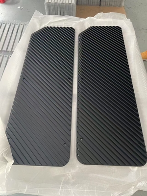 Custom made black anodized aluminum energy storage box cooling plate