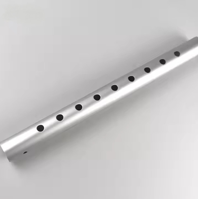 Custom 6061 6063 T5 T6 Anodized Cnc Machining Punched Perforated Aluminum Round Tube Pipe For Retractable Folding Stool