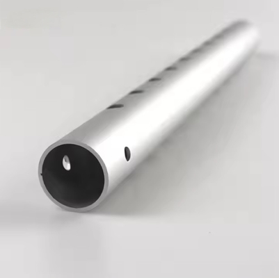 Custom 6061 6063 T5 T6 Anodized Cnc Machining Punched Perforated Aluminum Round Tube Pipe For Retractable Folding Stool
