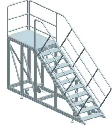 Custom Industrial Aluminum Working Platforms Airport Aerial Maintenance Platform