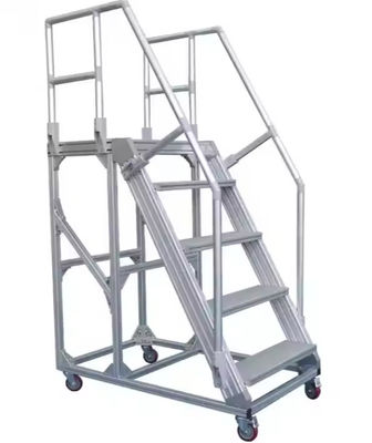 Custom Industrial Aluminum Working Platforms Airport Aerial Maintenance Platform