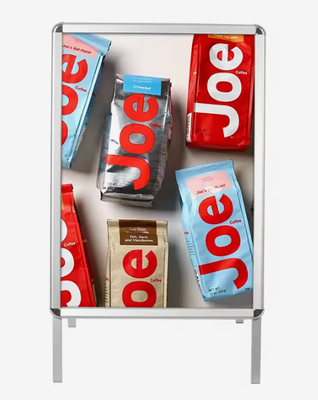 Custom Cheap Aluminum Double Side a Frame Sign A1 Trade Show Poster Display Stand