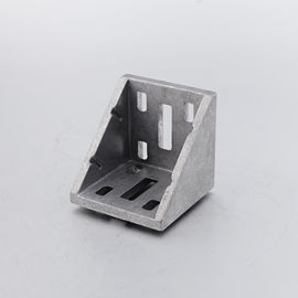 45 Degree Angle Connector T Slot Aluminum Extrusion With Cap 20x20 Corner Bracket