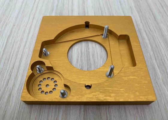 Yellow Surface Custom Grain 6003 Aluminum Cnc Machining Parts