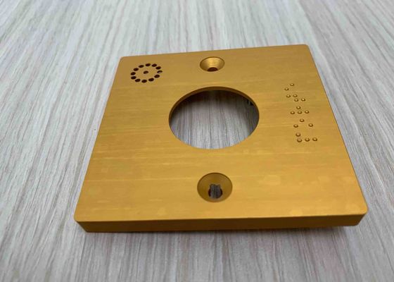 Yellow Surface Custom Grain 6003 Aluminum Cnc Machining Parts