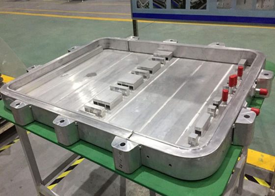 Friction Stir Welding 6082 Aluminium Industrial Profile Battery Tray For Electric Vehicle