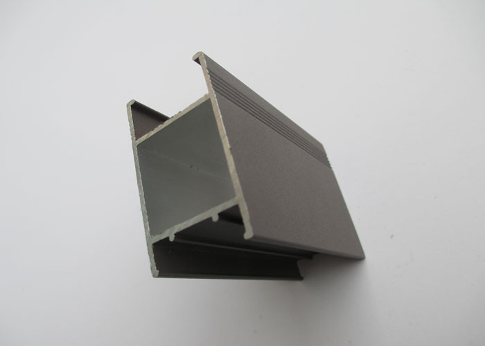 Anodized Aluminium Sliding Door Profiles , Aluminium Edge Profile For ...