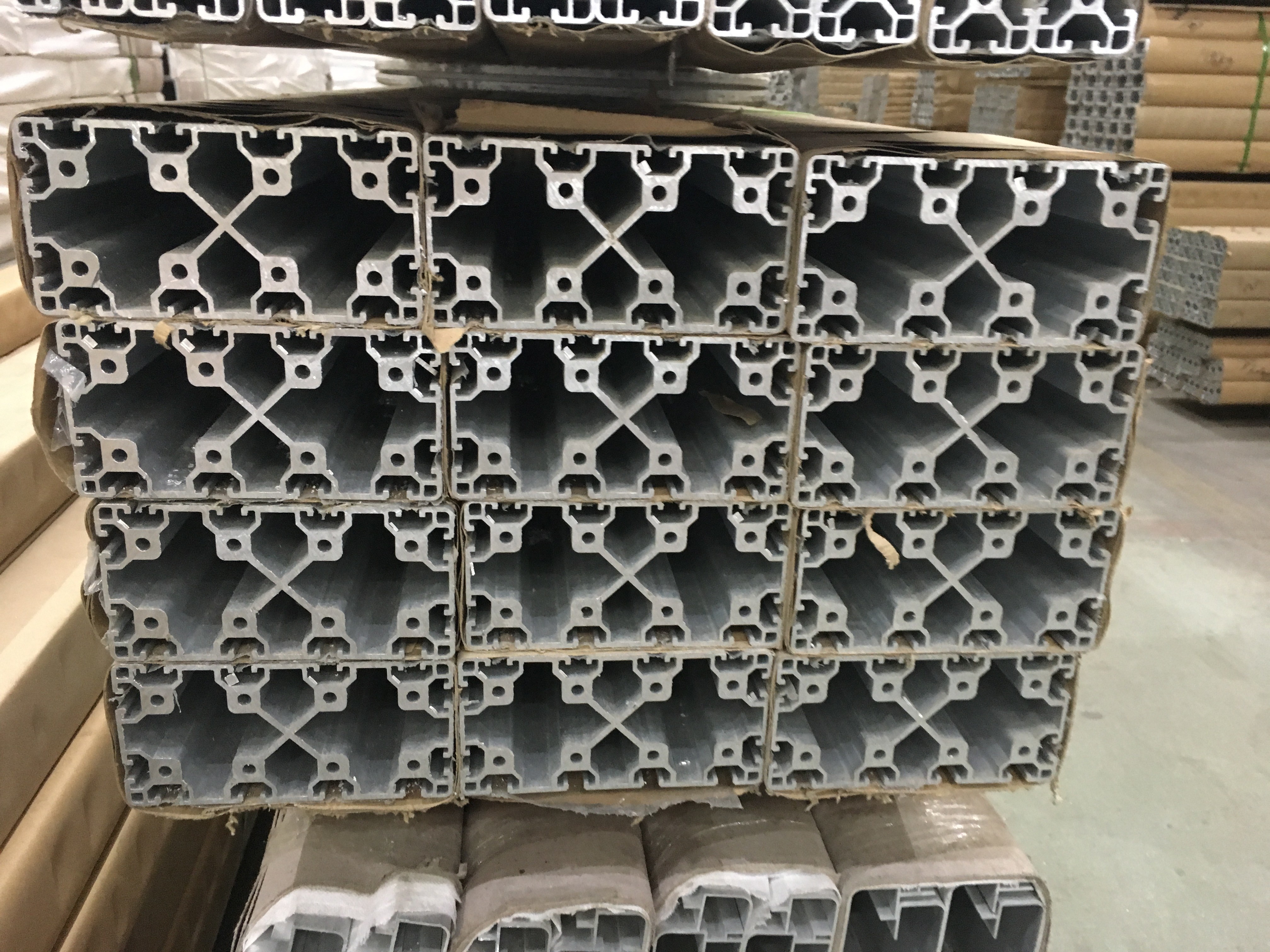 Silver And Black Anodized 6063 T5 Aluminum T Slot Profile / Aluminum ...